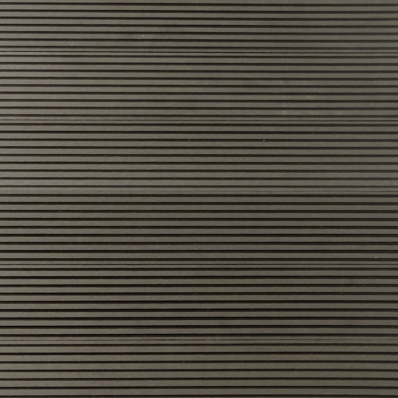 WPC Standard-Terrassendiele Hohldiele, 24 x 146 mm, grob / fein, Dunkelbraun