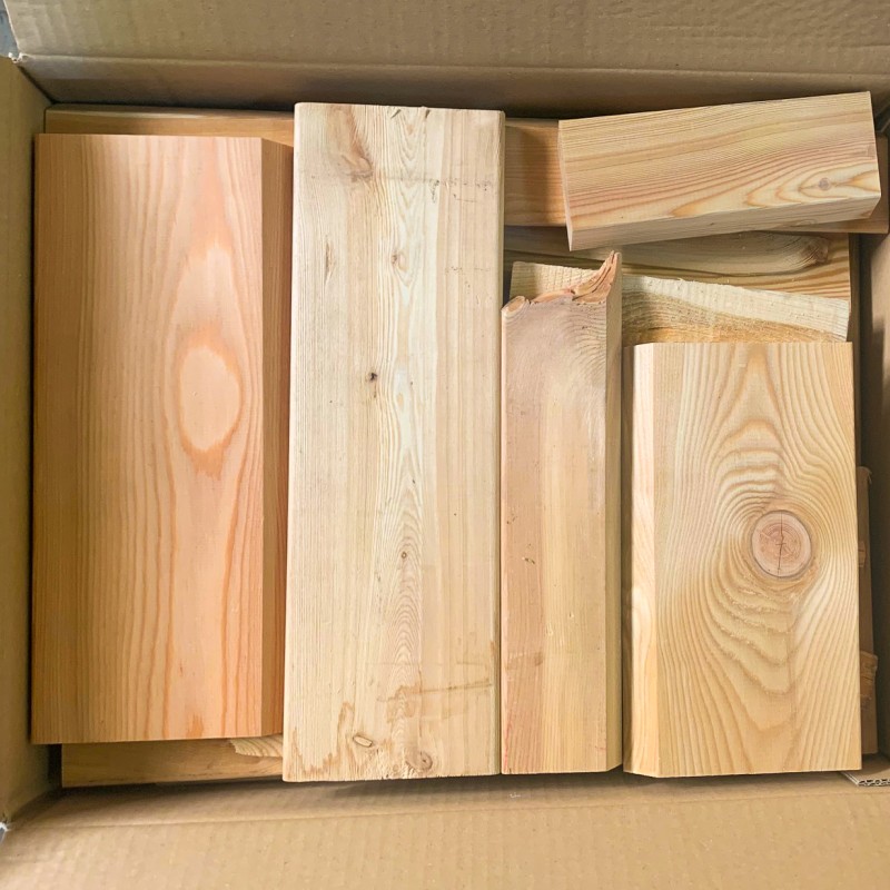 Restabschnitte aus Massivholz ca.13 - 17 kg oder ca.17 - 22 kg